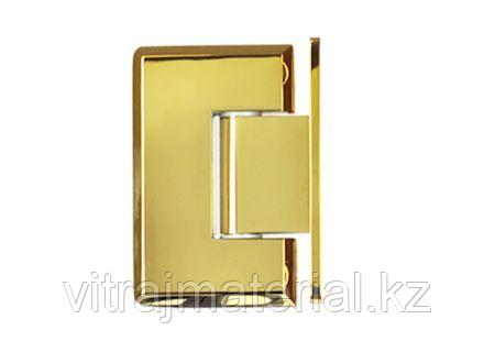 Петля золотая стена-стекло с односторонним креплением | FGD-57SUS304/TP | Золотая - фото 1 - id-p92353295