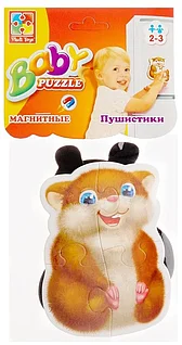 Магнитные пазлы: Пушистики 8 эл. | Vladi Toys