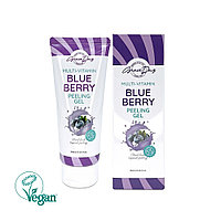 Пилинг гель для лица GRACEDAY Multi-Vitamin Blue Berry Peeling Gel Черника 100 мл