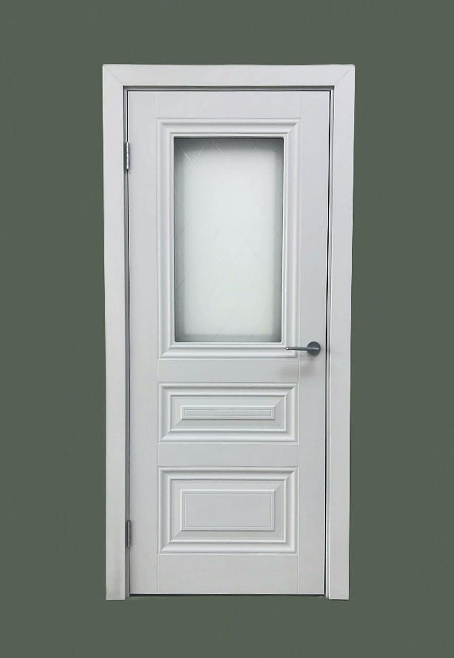 Межкомнатная остекленная дверь «Имидж 2» эмалит белый - фото 2 - id-p97900476