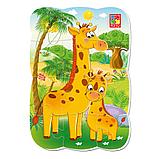 Магнитные пазлы: Жирафы 12 эл. | Vladi Toys, фото 2