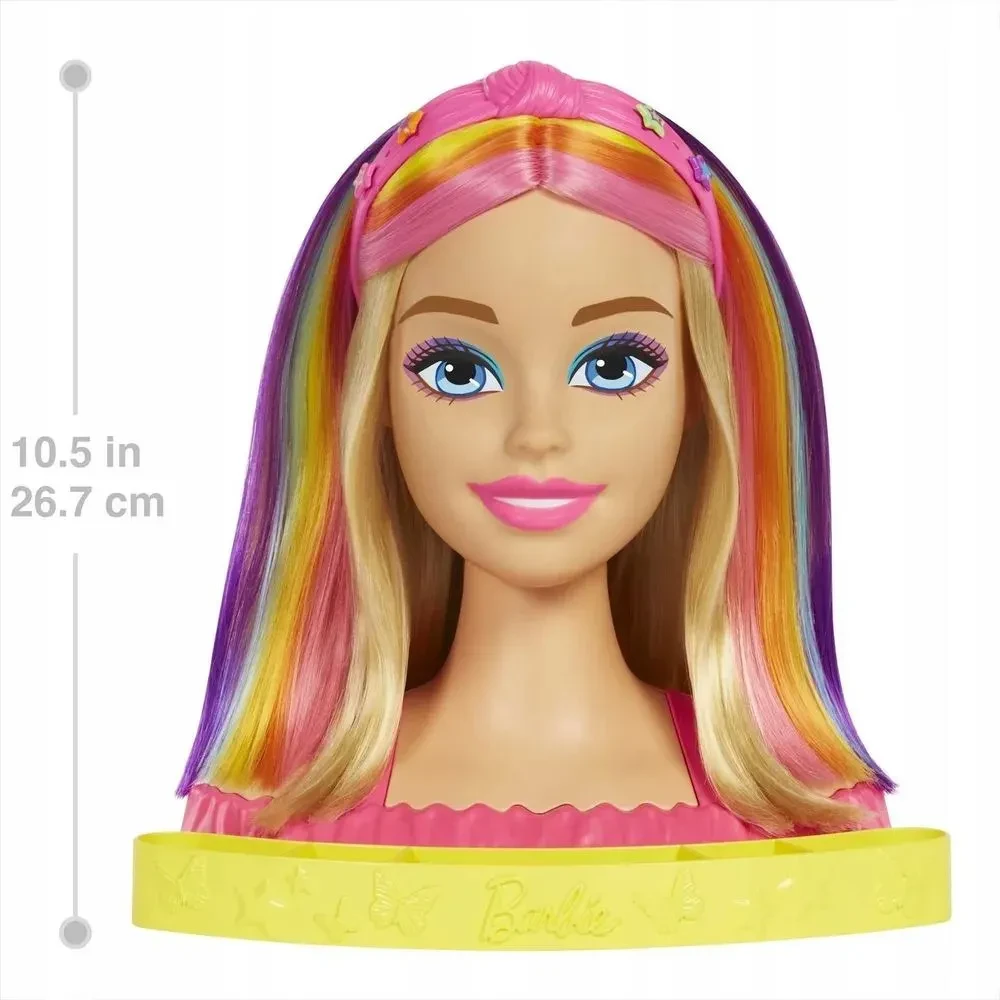 Barbie Бюст с радужными волосами и аксессуары HMD78 - фото 3 - id-p112954270