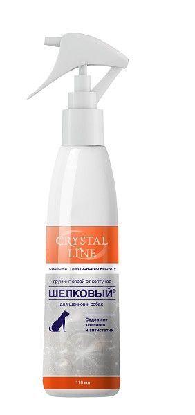 CRYSTAL LINE Груминг - спрей ШЕЛК колтуны собаки щенки