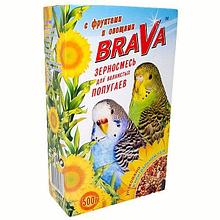Корм  Бравадля волнистых попугаев  Фрукты + Овощи 500 гр