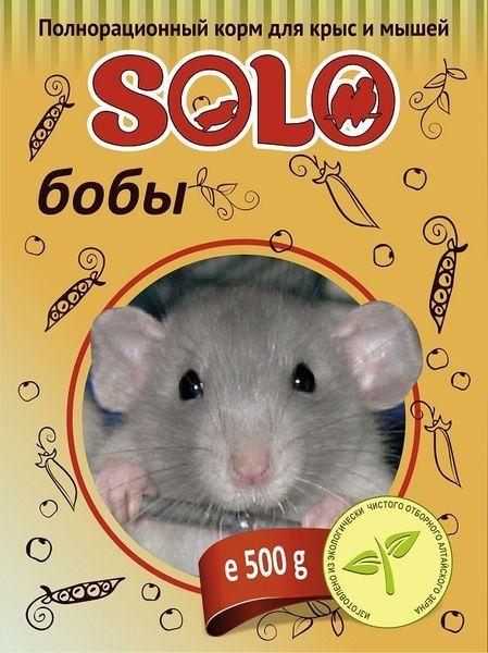Solo (Жорик) корм для крыс и мышей 500 гр бобы - фото 1 - id-p112957496