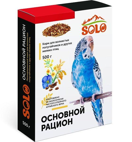 Solo (Жорик) корм для попугаев 500 гр основной рацион - фото 1 - id-p112957506