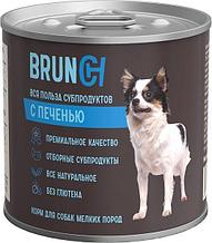Бранч (Brunch) консервы для собак мелких пород 240 гр печень