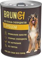 Бранч (Brunch) консервы для собак средних пород 340 гр рубец