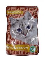 Ем без проблем консервы для кошек пауч 85 гр индейка (уп 24)