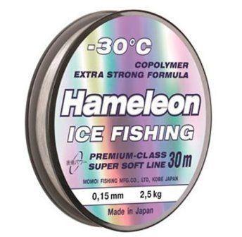 Леска Hameleon ICE Fishing 0.16мм 3,5кг 30м серебр - фото 1 - id-p112966229