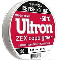 Леска Ultron Zex Copolymer 0,10мм 1,6кг 30м прозр.