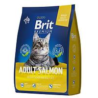 Брит Premium для кошек 800г лосось