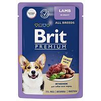Брит Premium конс для собак 85г ягненок в соусе 5053421