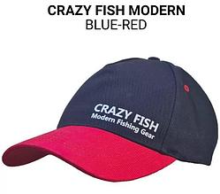 Бейсболка Crazy Fish Modern Blue-red M