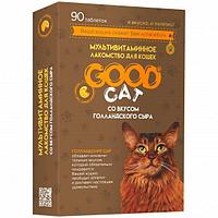 Мультивитаминное лакомство Good Cat 90 таблеток голландский сыр