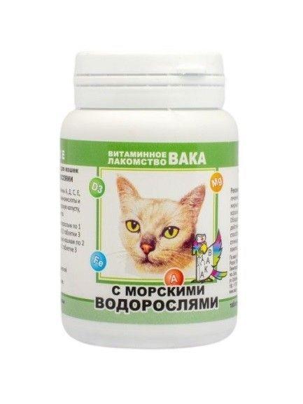 Вака витамины для кошек с морскими водорослями