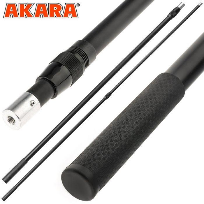 Ручка д/подсака Akara регулируемая длина 200см черная AHBL-200