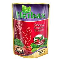 Ночной охотник консервы 100 гр Herbax мясное ассорти