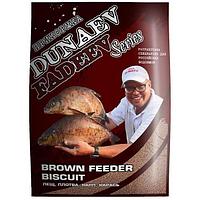 Прикормка DUNAEV-FADEEV 1кг Feeder Brown Biscuit