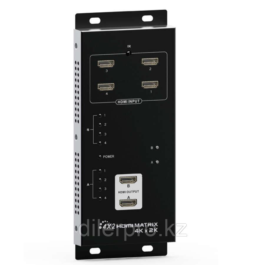 Lenkeng LKV342PRO - Матричный коммутатор 4x2 HDMI, 4K - фото 3 - id-p86188374