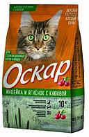 Оскар для кошек сухой 10 кг Индейка и Ягнёнок с клюквой для стерилиз.котов и кошек
