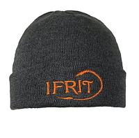 IFRIT RAN 100% акрил түсті жапқышы бар қалпақ.сұр меланж 57-60