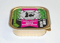 ЗооРинг консервы для собак 100 гр мясо молодых бычков в желе