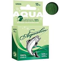 Шнур AQUA Aqualon Green 0.06mm 15m
