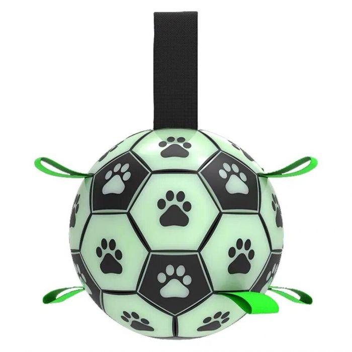 Игрушка для собак Персилайн Мяч футбольный Люминаррр светится в темноте L 18.2 см ИC38 - фото 1 - id-p112961737