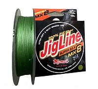 Шнур JigLine Super Silk 0,12мм 10,0кг 100м хаки