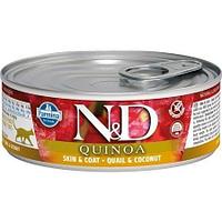 Фармина N&D Quinoa для кошек консерва перепел,киноа и кокос 80 г