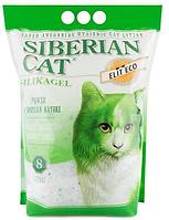 Наполнитель Сибирская Кошка элитный 8 л силикагель ЭКО зеленый ( уп 4 шт )
