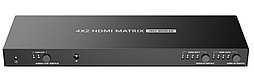 Lenkeng LKV422 - Матричный коммутатор 4x2 HDMI 2.0, 4K