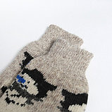 Носки мужские шерстяные «Снеговик», цвет серый, размер 29, фото 2
