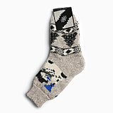 Носки мужские шерстяные «Снеговик», цвет серый, размер 29, фото 3