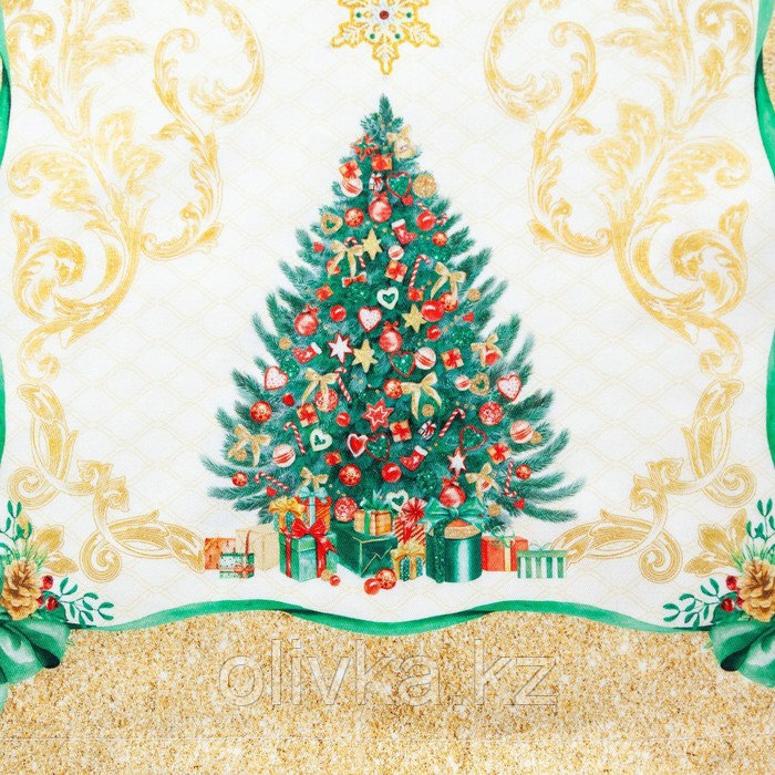 Дорожка на стол новогодняя Golden Christmas 40*147 см, 100% хл, саржа 190гр/м3 - фото 4 - id-p112979364