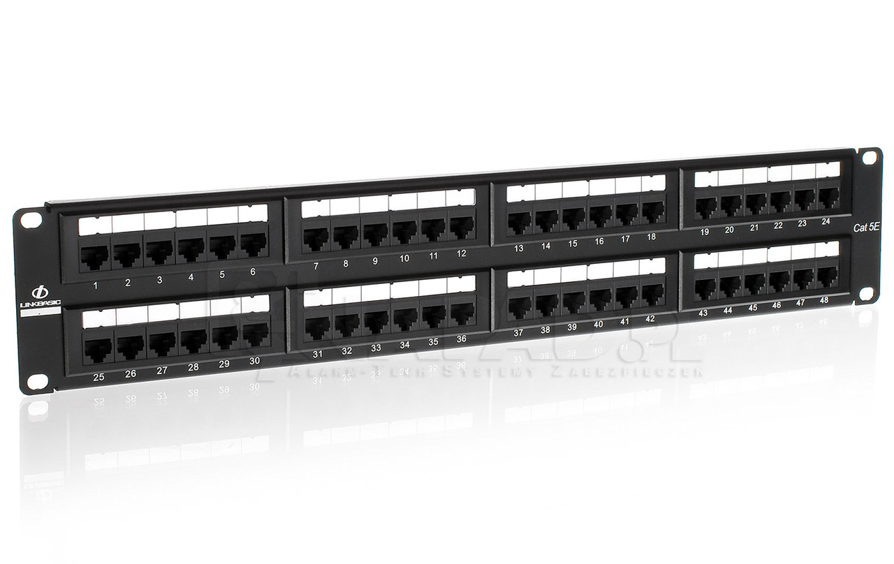 LinkBasic PND48-UC5E Коммутационная панель 5e кат., UTP 19", 2U, 48хRJ45