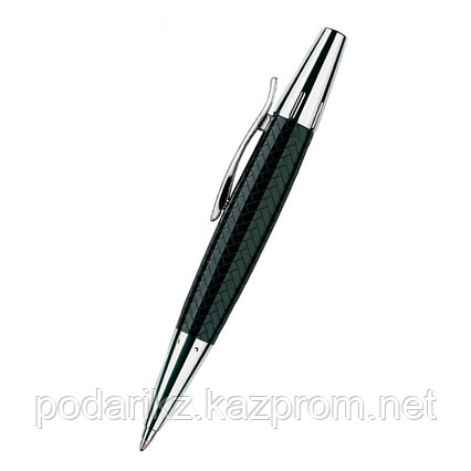Ручка шариковая E-MOTION PARKETT, черная смола.