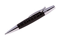 Ручка шариковая E-MOTION CROCO, черная смола.