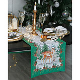 Дорожка на стол новогодняя «Этель: Новогодний лес», 40 × 147 см, 100 % хлопок, саржа, 190 г/м², фото 2
