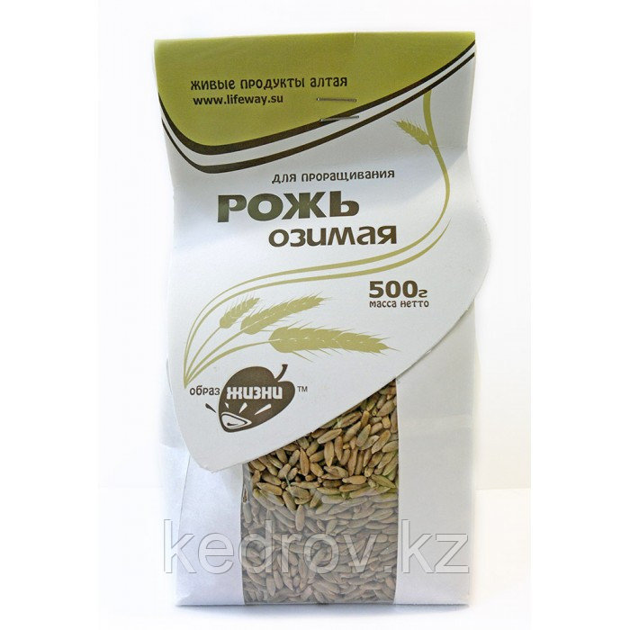 Рожь отборная для проращивания 500гр.