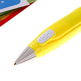 3D ручка «Новый год» набор PСL пластика, мод. PN007, цвет жёлтый, фото 4