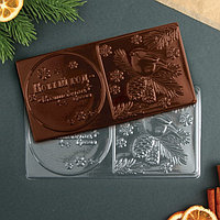 Шоколадқа арналған қалып - "Сиқырлы уақыт" батончигі, 18 х 9,5 см