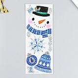 Новогоднее украшение (подвеска) Room Decor "Снеговик" 10х30 см, фото 2