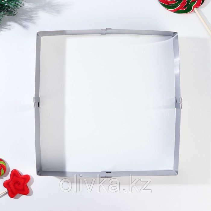 Форма для выпекания квадрат "Merry Christmas", 15-28 х 5 см - фото 3 - id-p112984058