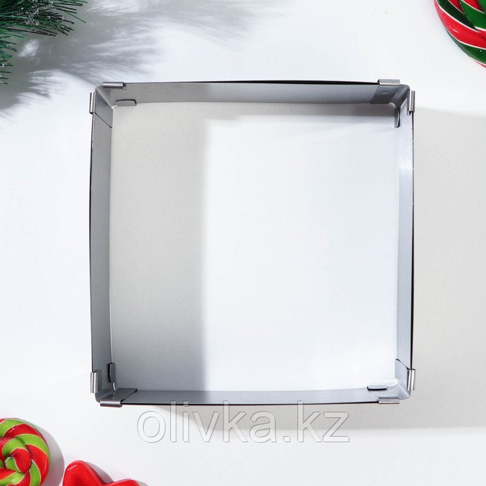 Форма для выпекания квадрат "Merry Christmas", 15-28 х 5 см - фото 4 - id-p112984058