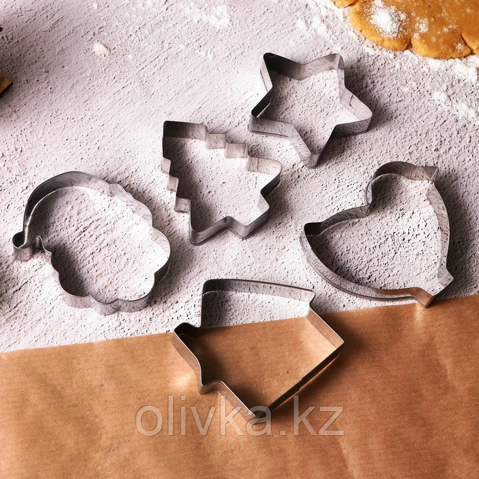 Набор форм для печенья «Зимние приключения», металл, 10 шт - фото 4 - id-p112990115