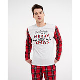 Пижама новогодняя мужская KAFTAN "X-mas", цвет красный, размер 54, фото 5