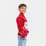 Джемпер вязаный детский KAFTAN "Santa" размер 34, (122-128 см), фото 6