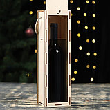 Ящик для вина "С Новым Годом!" олень, 34х10х8,6 см, фото 2